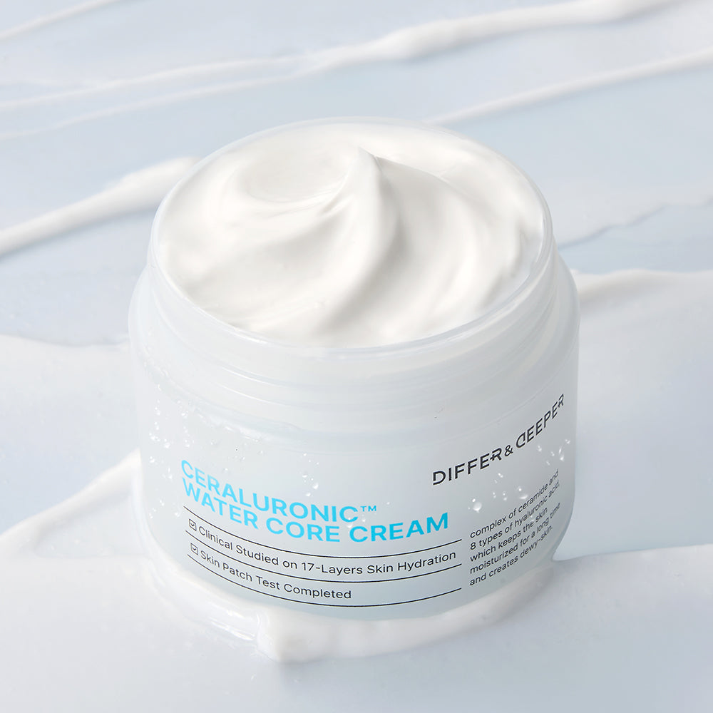 DIFFER&DEEPER Ceraluronic Water Core Cream 50g