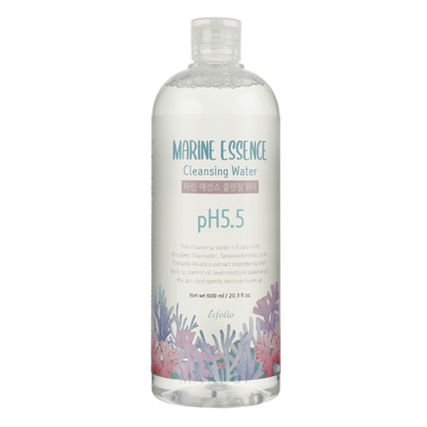 Esfolio Ph 5.5 Agua de limpieza de esencia marina 600ml
