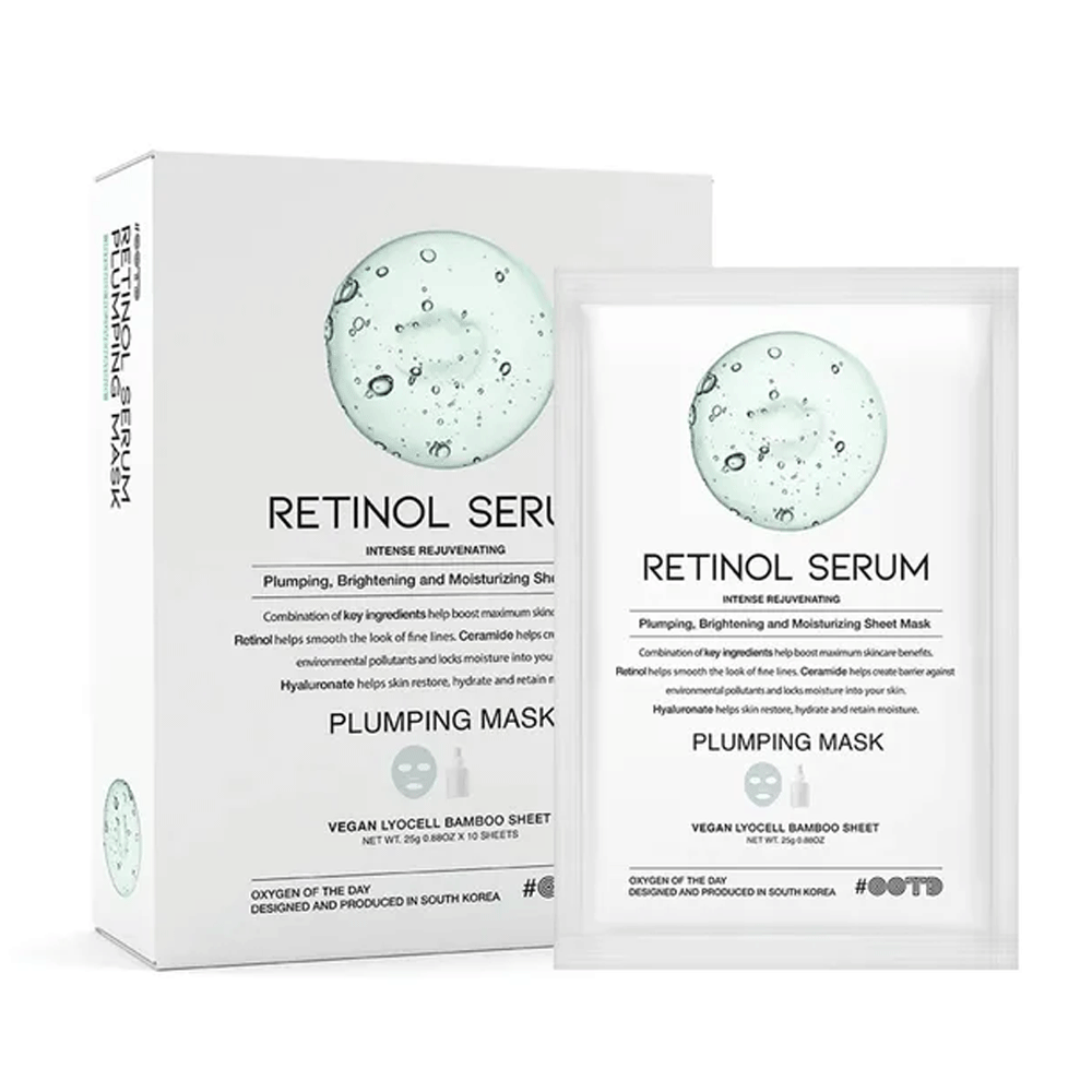 OOTD Retinol Serum Plumping Mask 25g *10ea - DODOSKIN