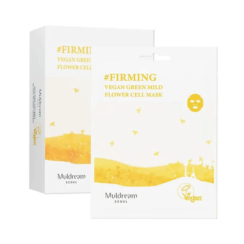 Muldream Vegan Green Mild Flower Cell Mask 25ml *10ea - DODOSKIN