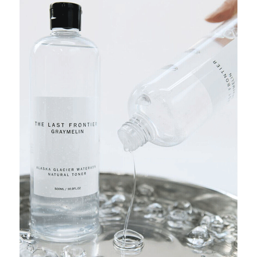 GRAYMELIN The Last Frontier Alaska Glacier Water 85% Natural Toner 500ml - DODOSKIN