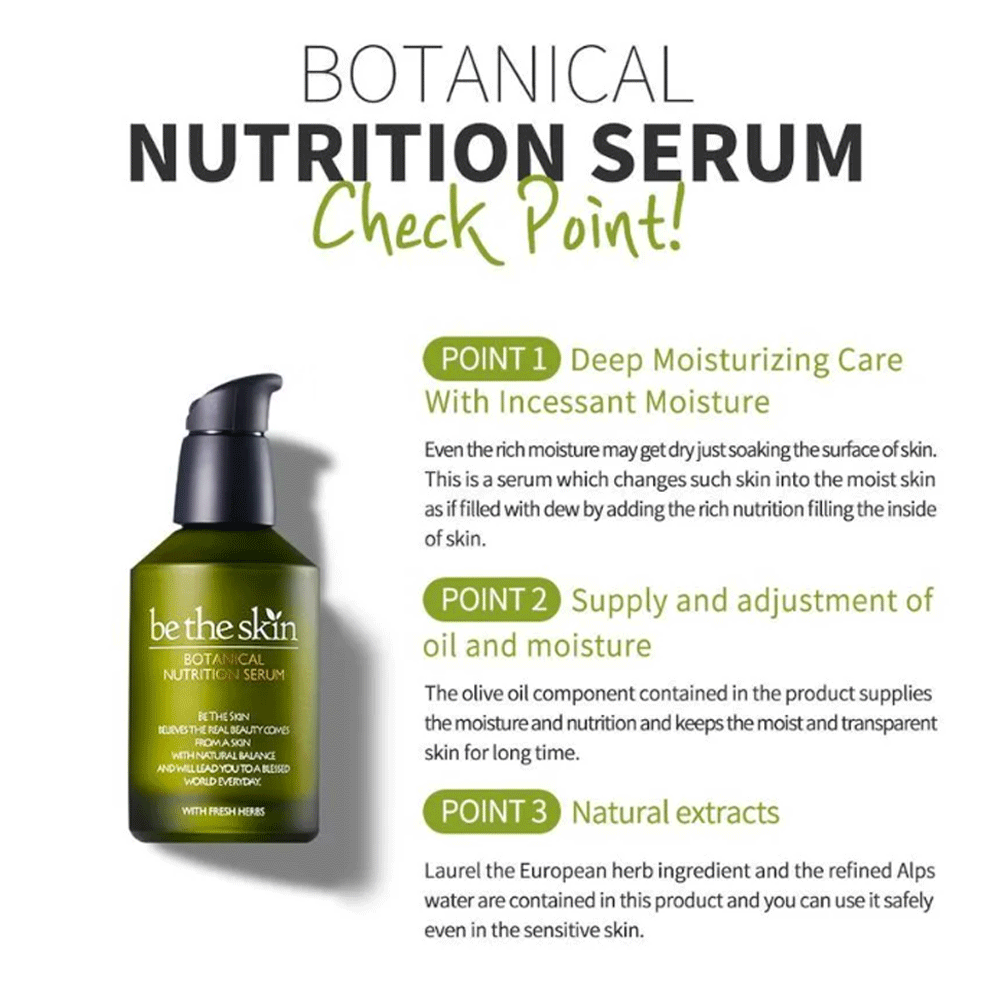 be the skin Botanical Nutrition Serum 50ml - DODOSKIN