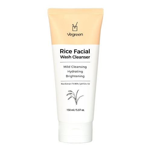 [VEGREEN] Rice Facial Wash Cleanser 150ml - Dodoskin