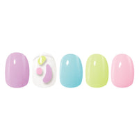 WAKEMAKE Gel Nail Stickers (EasyFit+) provide stylish, easy-to-apply designs for a fun and quick nail makeover at home!