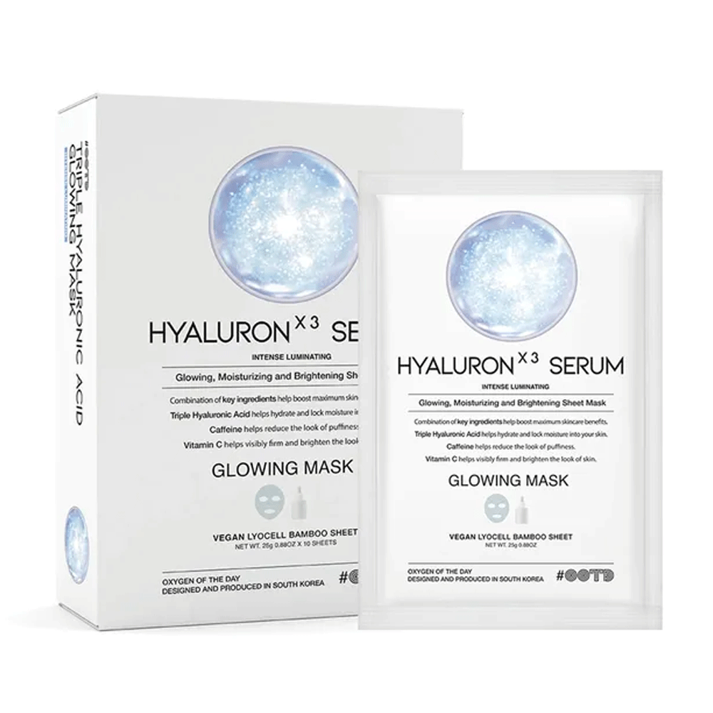 OOTD Hyaluron X3 Serum Glowing Mask 25g * 10ea - DODOSKIN