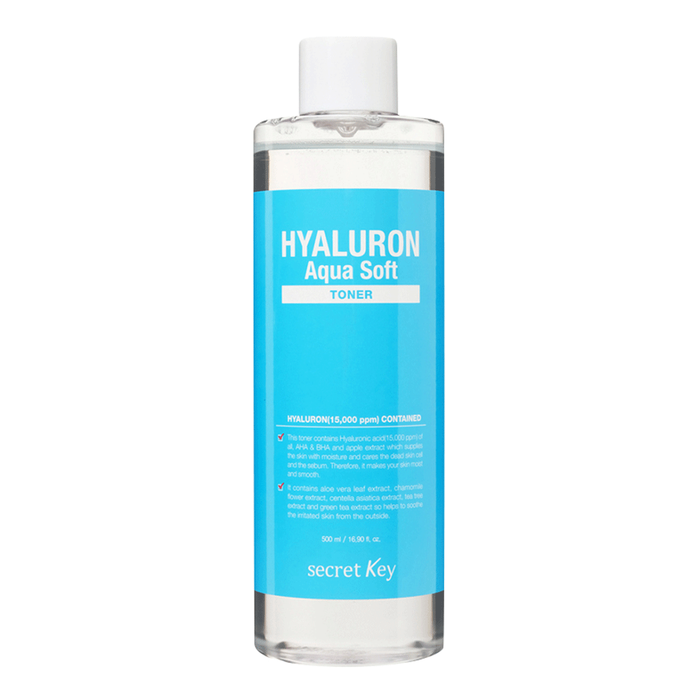 Secret Key Hyaluron Aqua Soft Toner 500ml - DODOSKIN