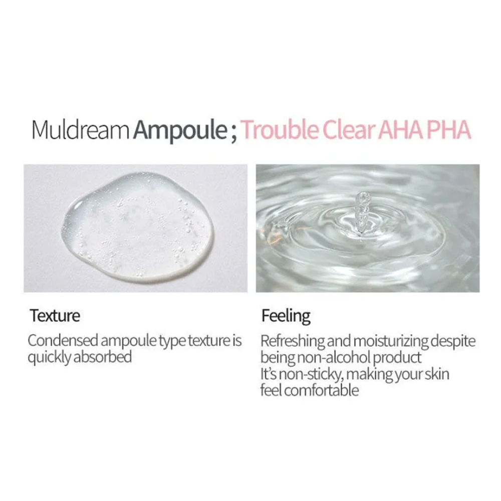 (NEWA) Muldream Trouble Clear AHA PHA Ampoule 55ml - DODOSKIN