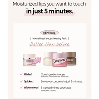 KLAVUU Nourishing Care Lip Sleeping Pack 20g - 3 Types - DODOSKIN