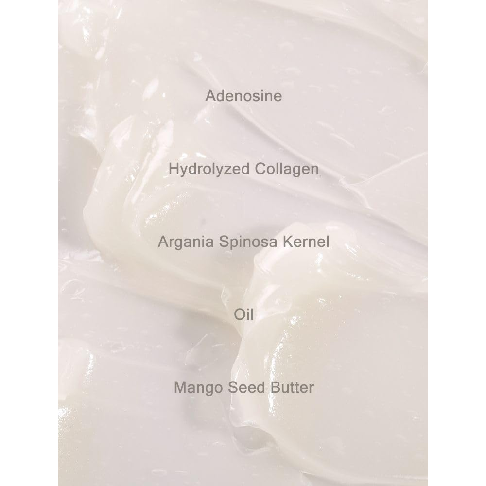 The product is designed to improve skin elasticity and reduce the appearance of fine lines and wrinkles around the eyes. The packaging is sleek and features the brand name and product details.