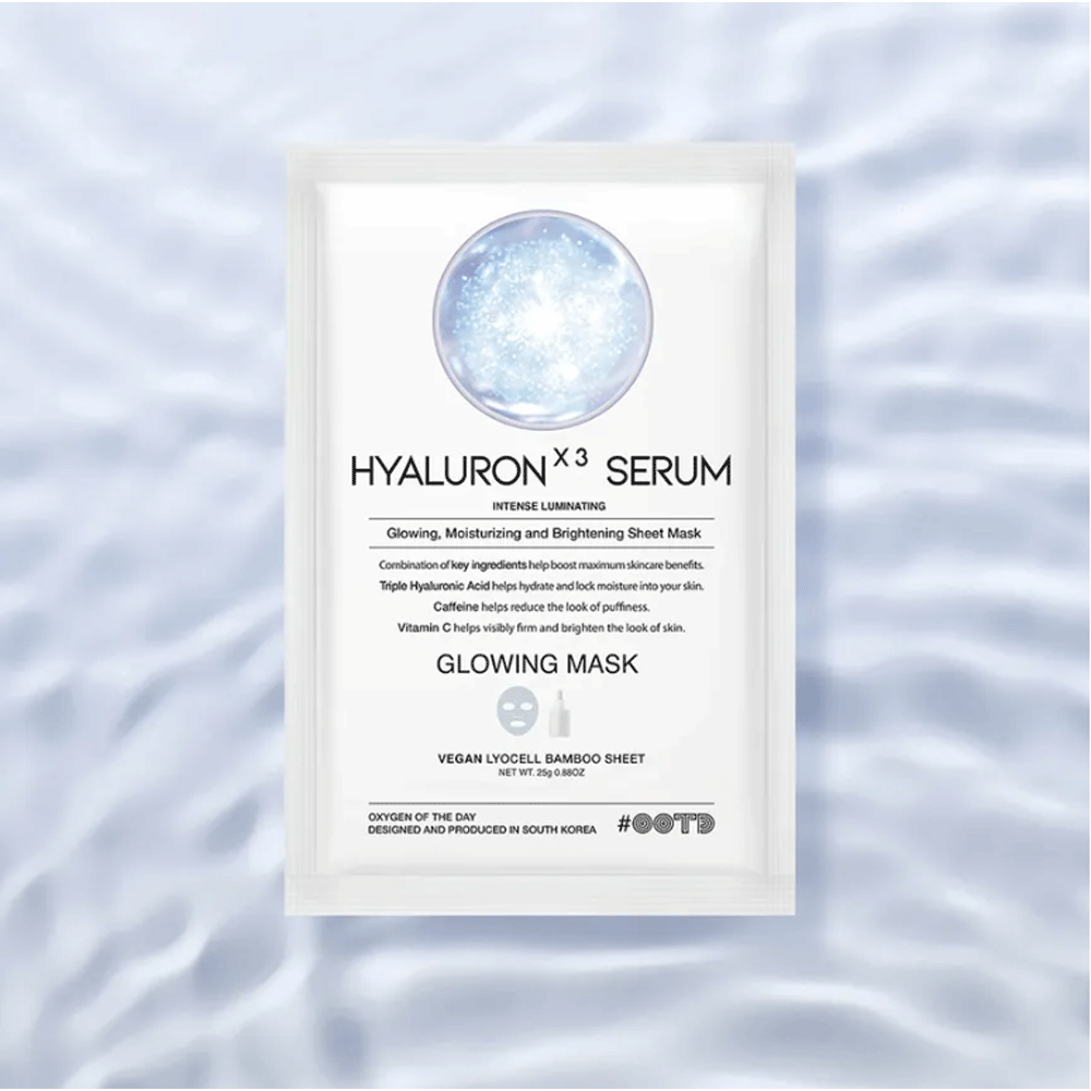 OOTD Hyaluron X3 Serum Glowing Mask 25g * 10ea - DODOSKIN