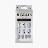 MUZMAK Nail Tips 36pcs #Meteor(Regular)