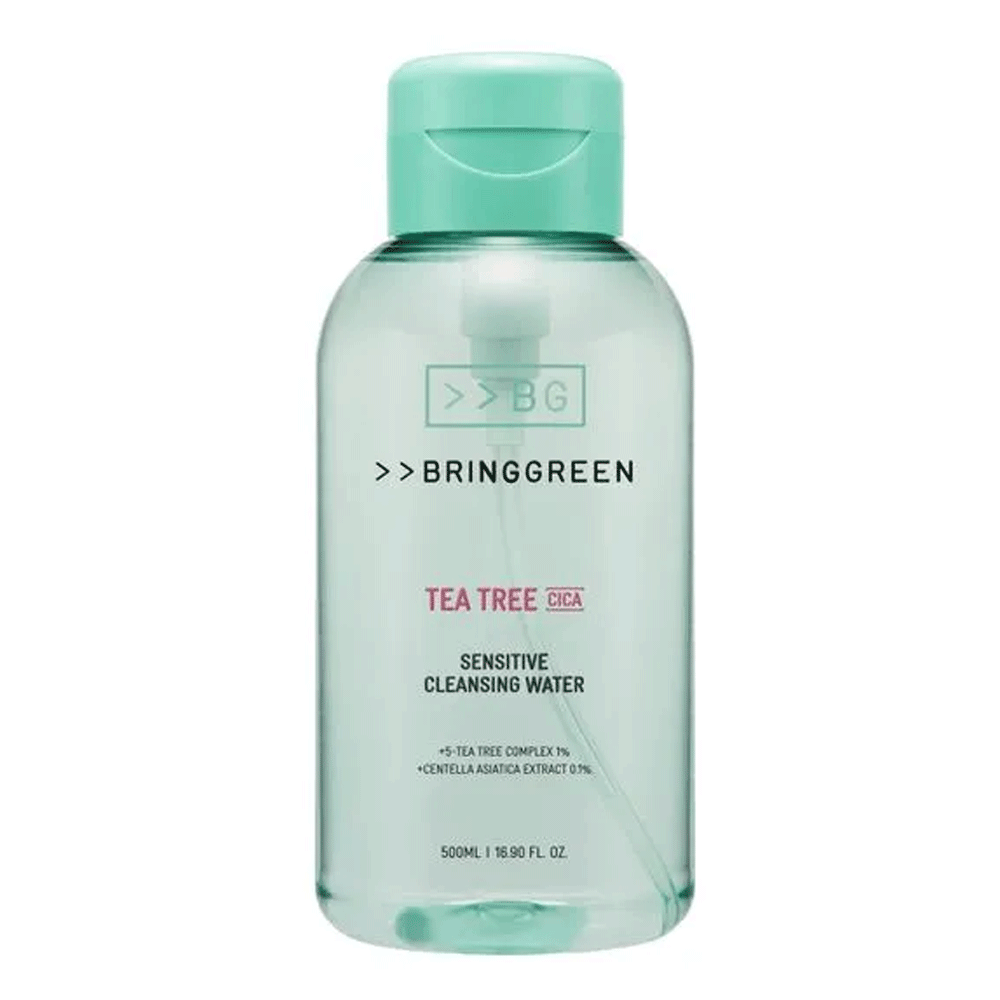 BRING GREEN Tea Tree Cica Sensitive Cleansing Water 500ml