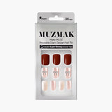 MUZMAK Nail Tips 36pcs #Cherry on top(Regular)