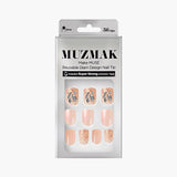 MUZMAK Nail Tips 36pcs #Gem(Short)