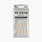 Muzmak -Nagelspitzen 36pcs #grunge Bear (kurzes Quadrat)
