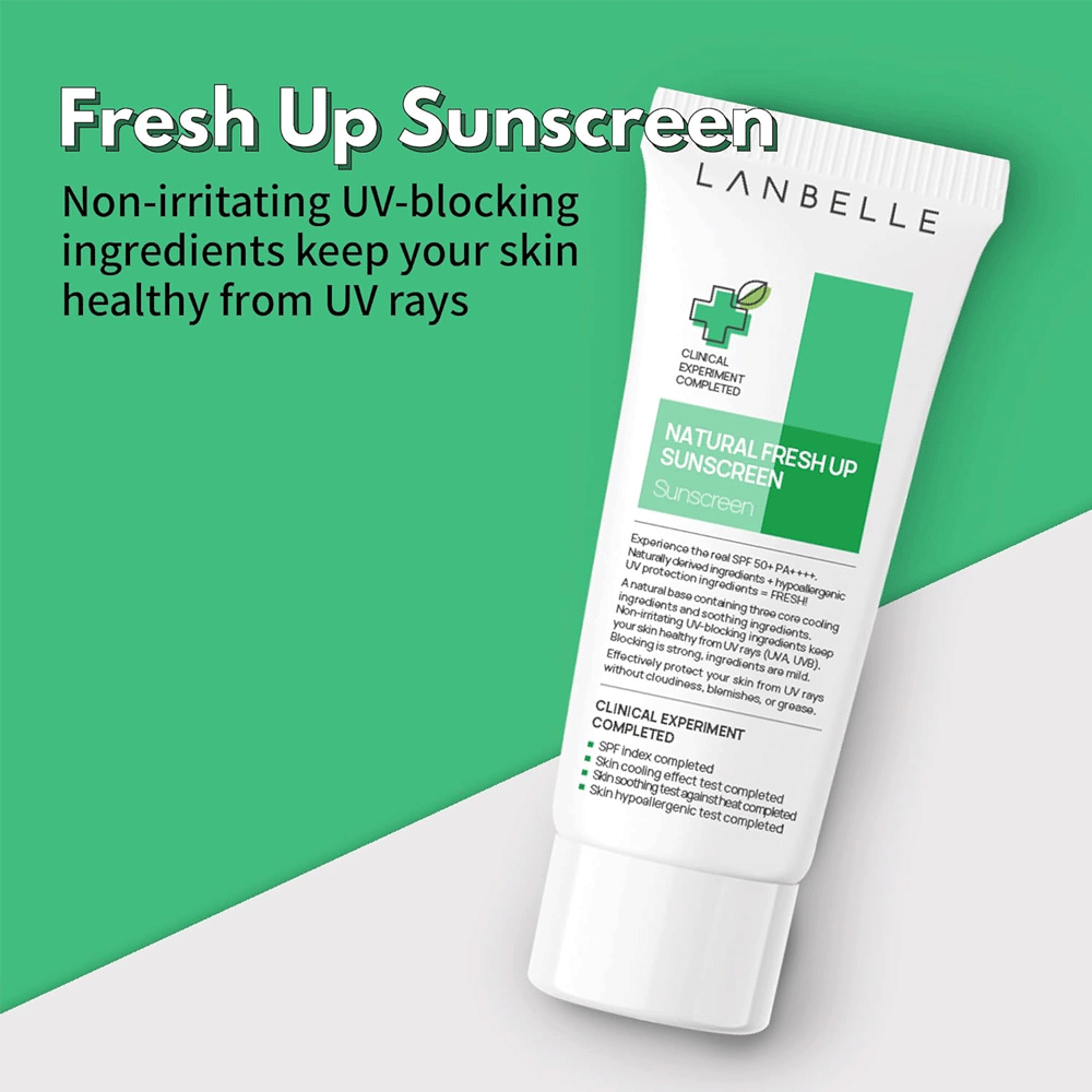 LANBELLE Natural Fresh Up Sunscreen SPF 50+/PA++++ 50ml - DODOSKIN