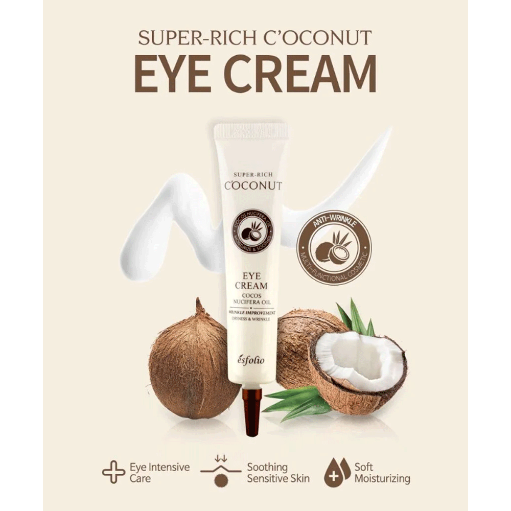 esfolio Super-Rich Coconut Eye Cream 40ml - DODOSKIN