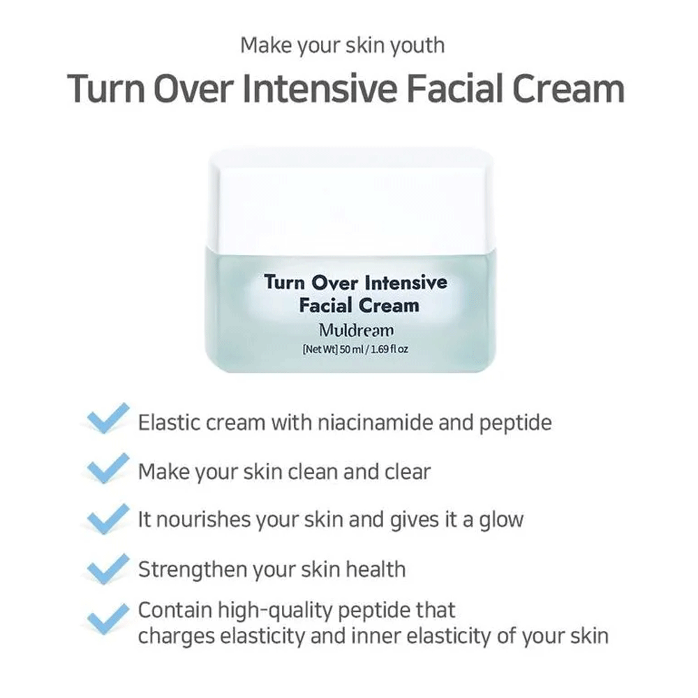 (NEWA) Muldream Turn Over Intensive Facial Cream 50ml - DODOSKIN