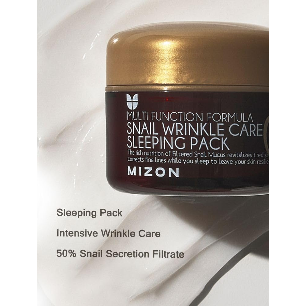 MIZON Snail Wrinkle Care Sleeping Pack 80ml - DODOSKIN