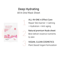 Muldream Vegan Green Mild All In One Mask 25ml *10ea - DODOSKIN