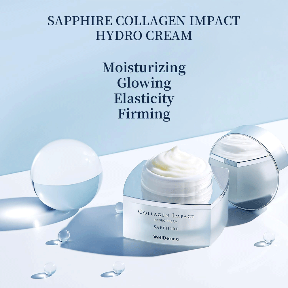 WellDerma Sapphire Collagen Impact Hydro Cream 50g - DODOSKIN
