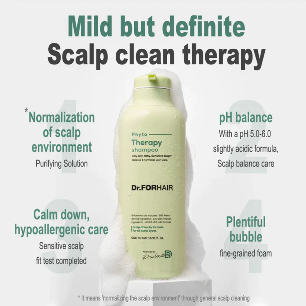 Dr.FORHAIR Phyto Therapy Shampoo 500ml(23AD) - DODOSKIN