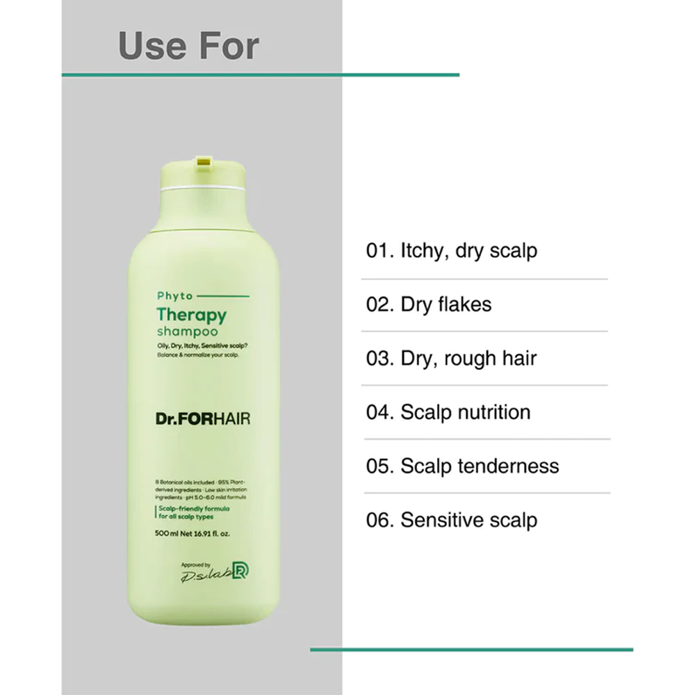 Dr.FORHAIR Phyto Therapy Shampoo 500ml(23AD) - DODOSKIN