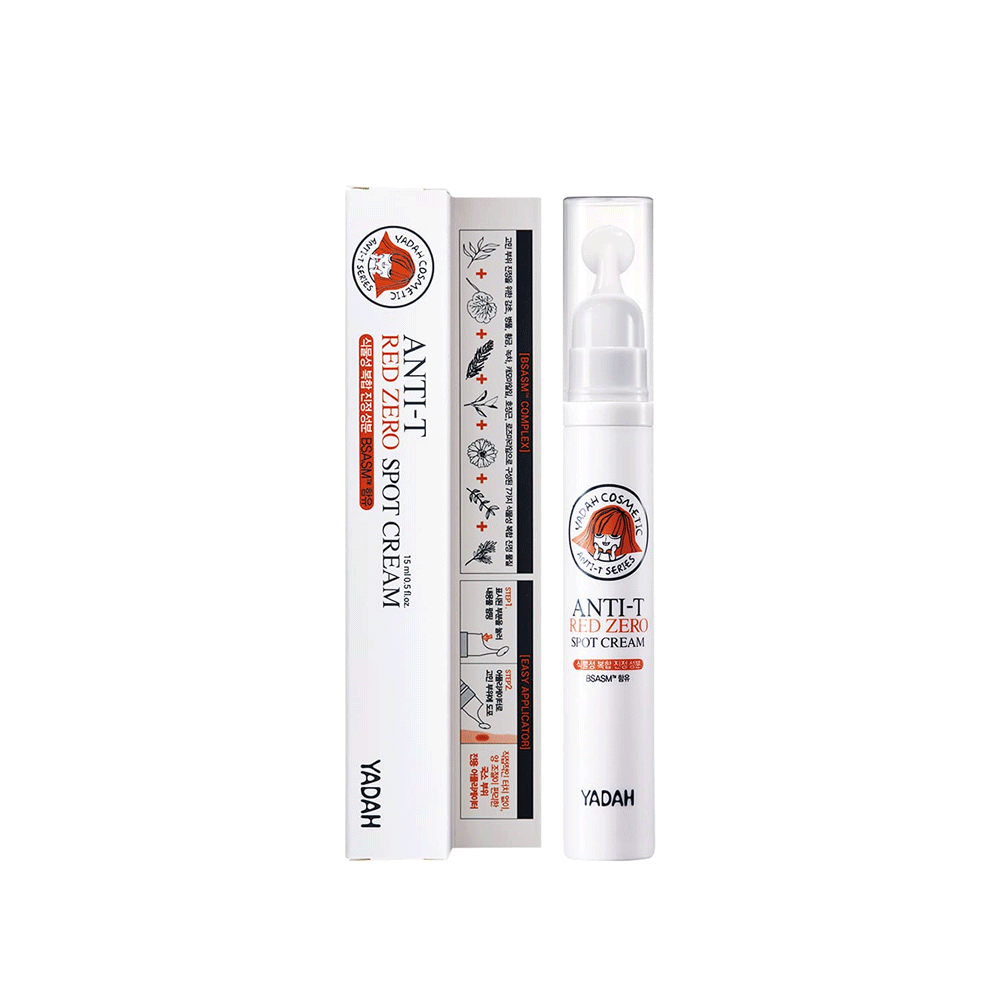 (NEWA) YADAH Anti-T Red Zero Spot Cream 15ml - DODOSKIN
