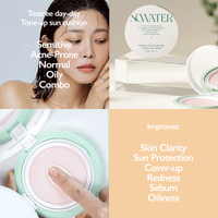 NOWATER Teatree Day-Day Toneup Sun Cushion Refill Only 25g - 2 Colors - DODOSKIN