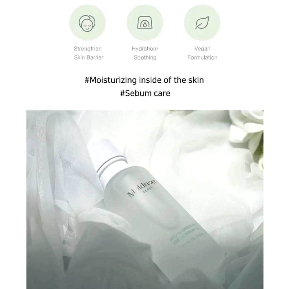 Muldream Vegan Green Mild Fresh Serum Skin 110ml - DODOSKIN