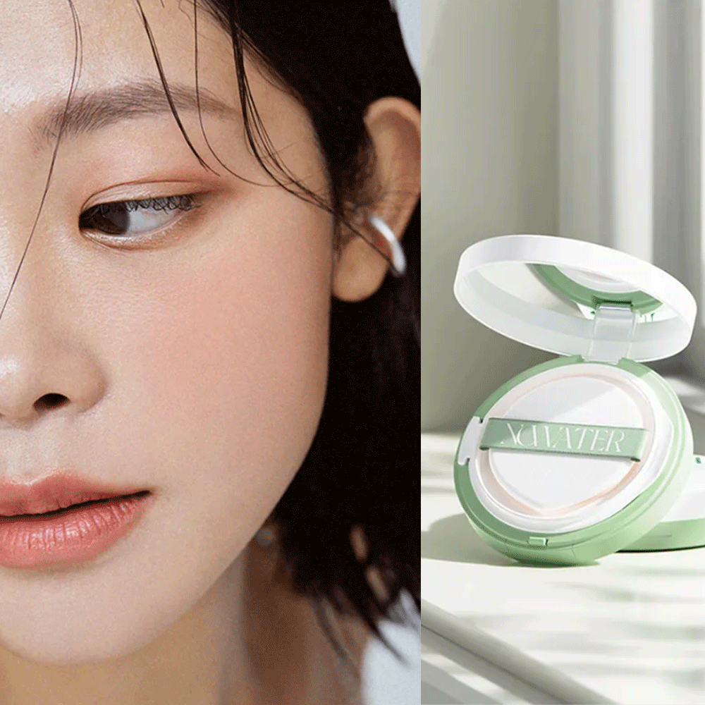 NOWATER Teatree Day-Day Toneup Sun Cushion  SPF50+ PA++++ 25g - 2 Colors - DODOSKIN