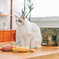 [Gift Packaging] OPTATUM Cat Paper Incense & Catnip Toy Gift Set