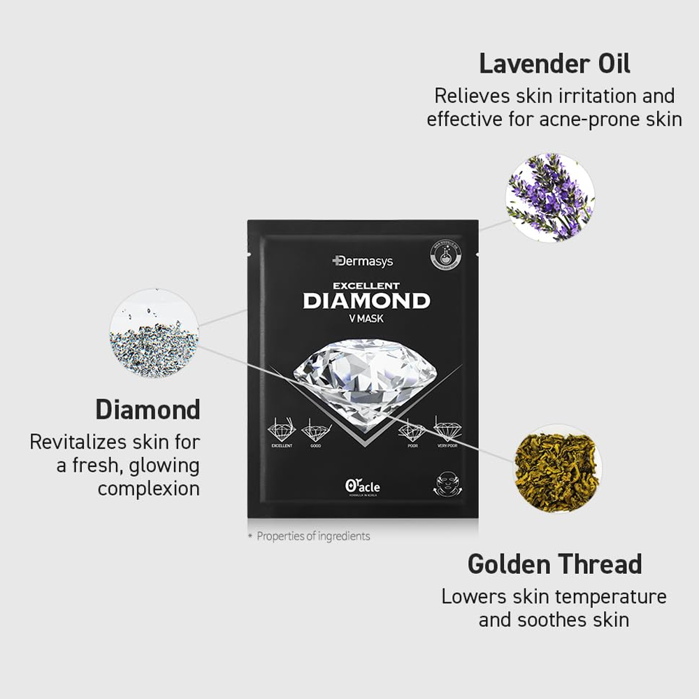 Dr.oracle Diamond V mask 1ea - DODOSKIN