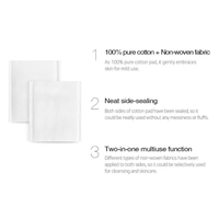 RNW DER. TOOLS Daily Cotton Pads 300 pcs - DODOSKIN
