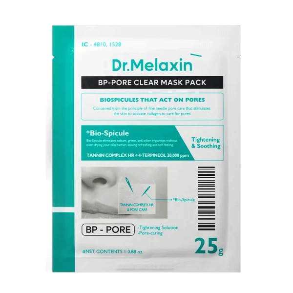 Dr.Melaxin BP Pore Clear Facial Mask 25ml *5ea - DODOSKIN