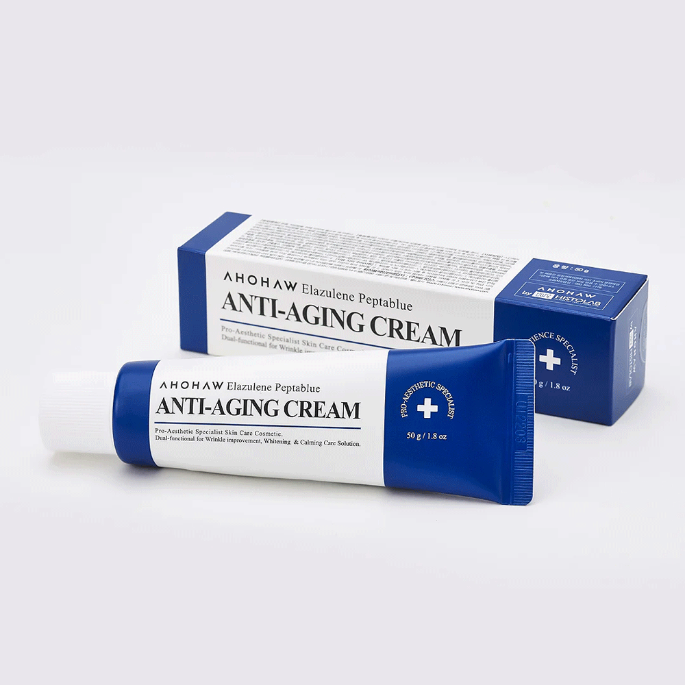 AHOHWA Elazulene Peptablue Anti-Aging Cream 50g - DODOSKIN