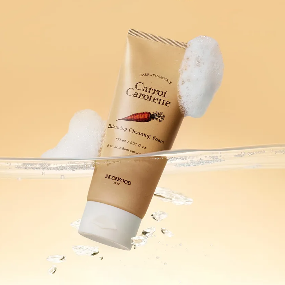 [Expiration imminen] SKINFOOD Carrot Carotene Balancing Cleansing Foam 150ml