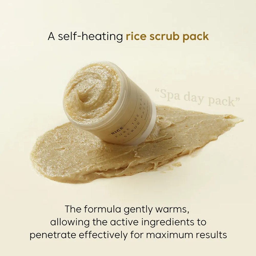 THANK YOU FARMER Rice Pure The Real Scrub Pack 100ml - DODOSKIN
