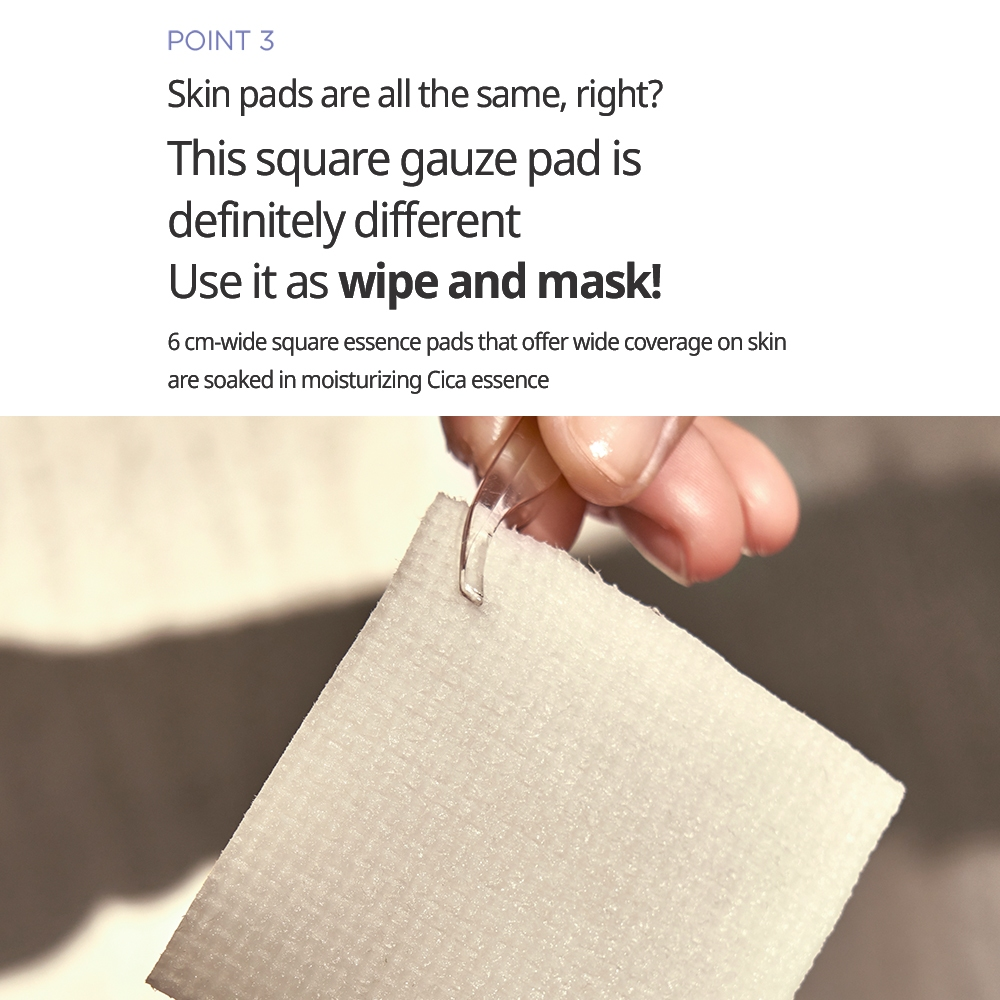 DERMATORY Hypoallergenic Cica Rescue Gauze Pad 80ea - DODOSKIN