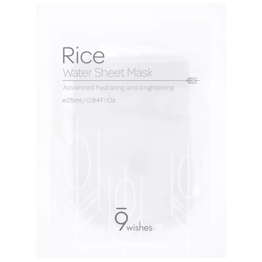 9wishes Rice Water Sheet Mask 25ml 10ea