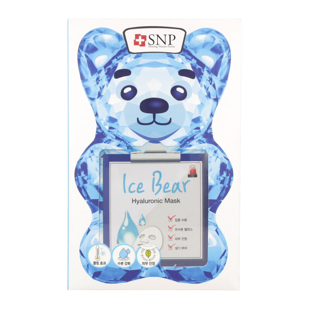 SNP Ice Bear Hyaluronic Mask 33ml * 5ea - Dodoskin