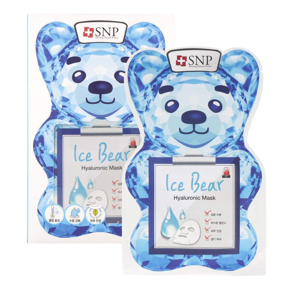 SNP Ice Bear Hyaluronic Mask 33ml * 5ea - Dodoskin