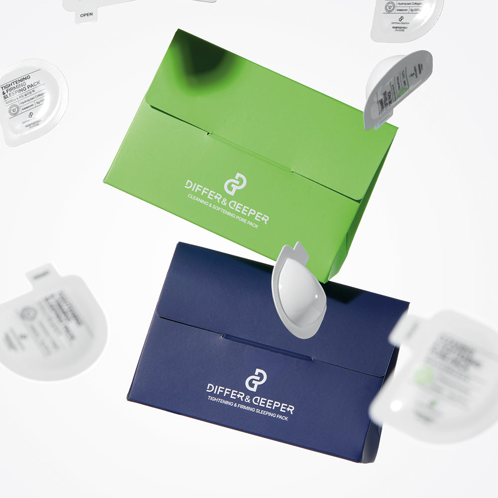 DIFFER&DEEPER Cleaning&Softening Pore Pack 5g x 7ea