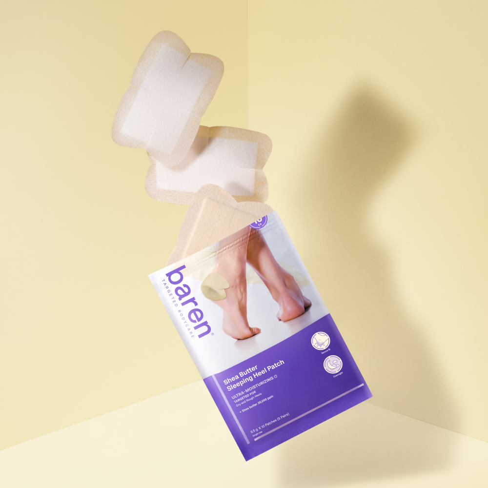 baren Shea Butter Sleeping Heel Patch 10pcs