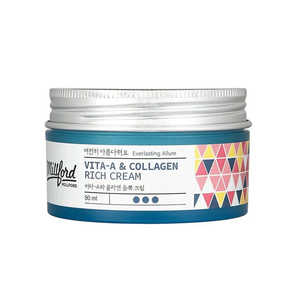 Millford Vita A & Collagen Rich Cream 80ml - DODOSKIN