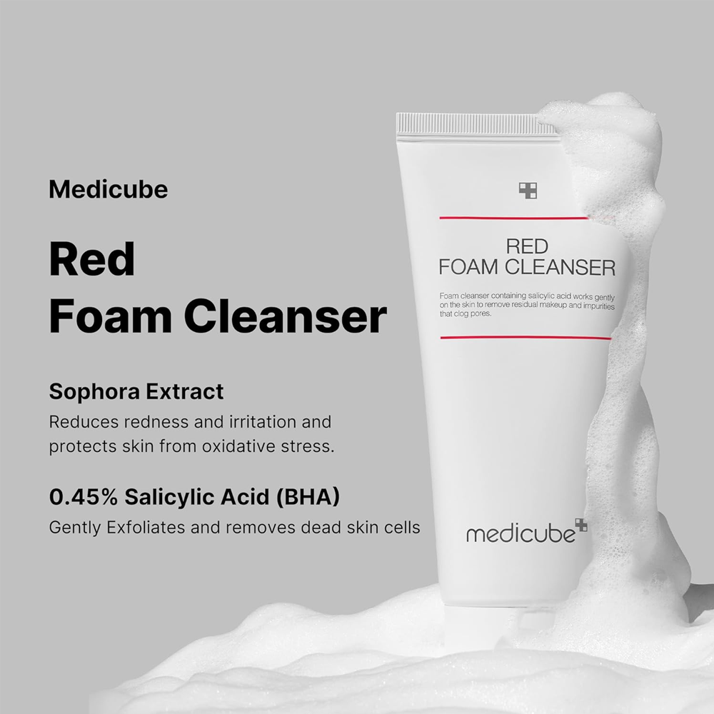MEDICUBE Red Foam Cleanser 120ml - DODOSKIN