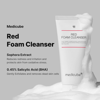 MEDICUBE Red Foam Cleanser 120ml - DODOSKIN