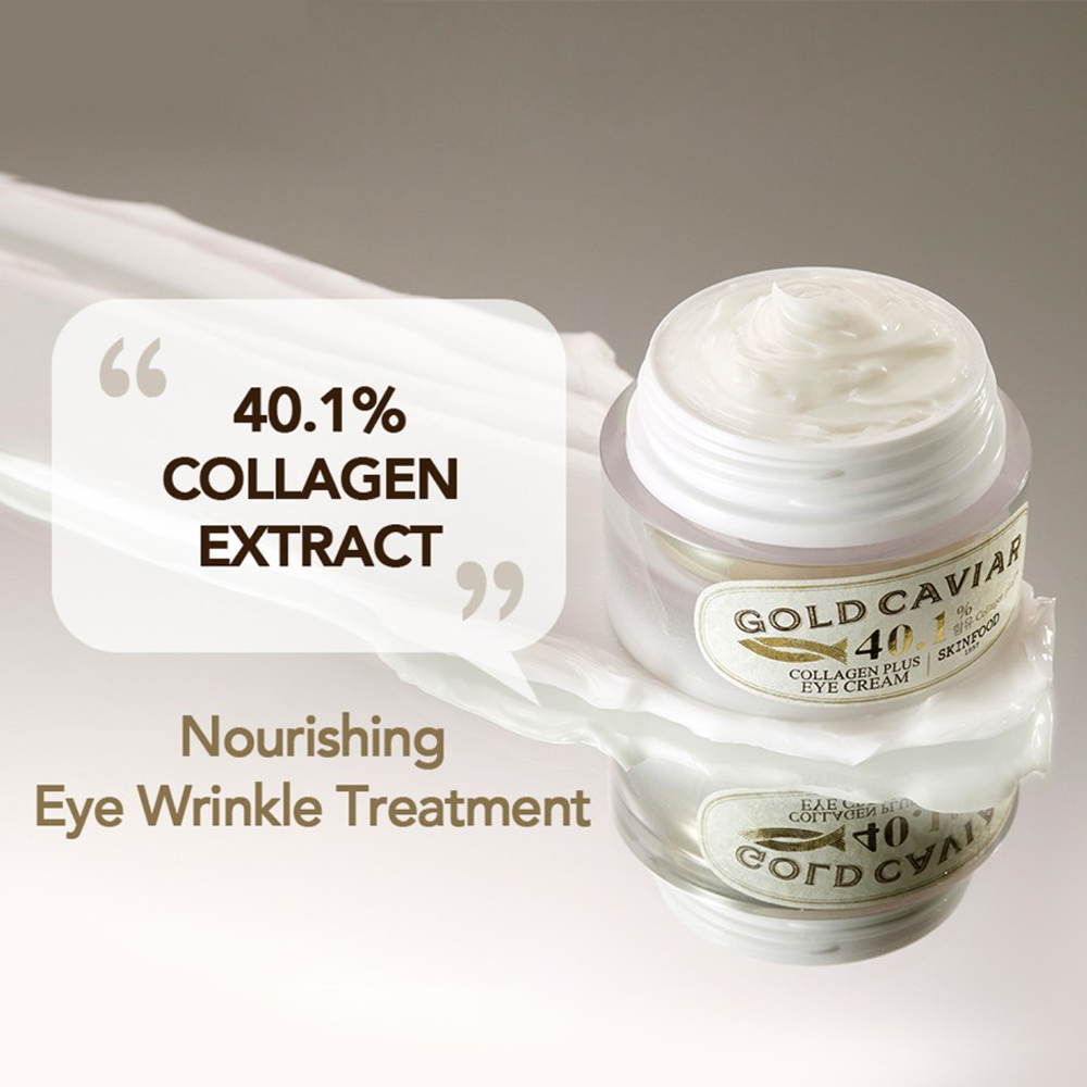 SKINFOOD Gold Caviar Collagen Plus Eye Cream 30g - DODOSKIN