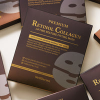 WellDerma Premium Retinol Collagen Lifting Fitting Mask Pack 4 Sheets