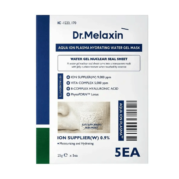 Dr.Melaxin Aqua Ion Plasma Water Gel Mask 25g *5 sheets - DODOSKIN